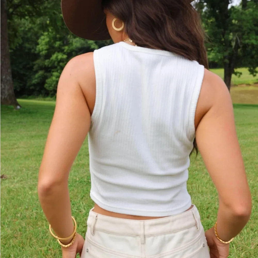Cowgirl boot tank Top - Picture 4 of 4